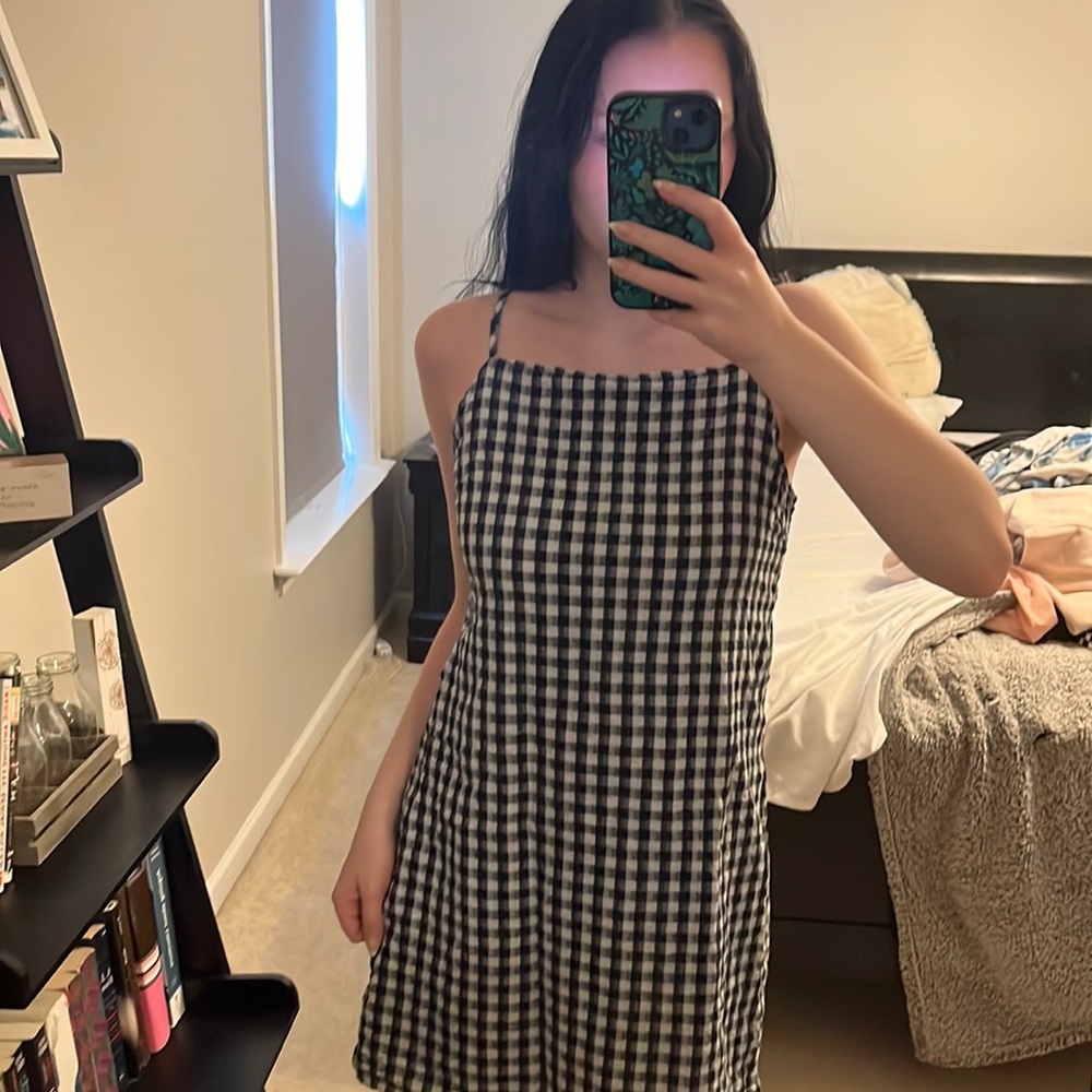 American eagle plaid dress!